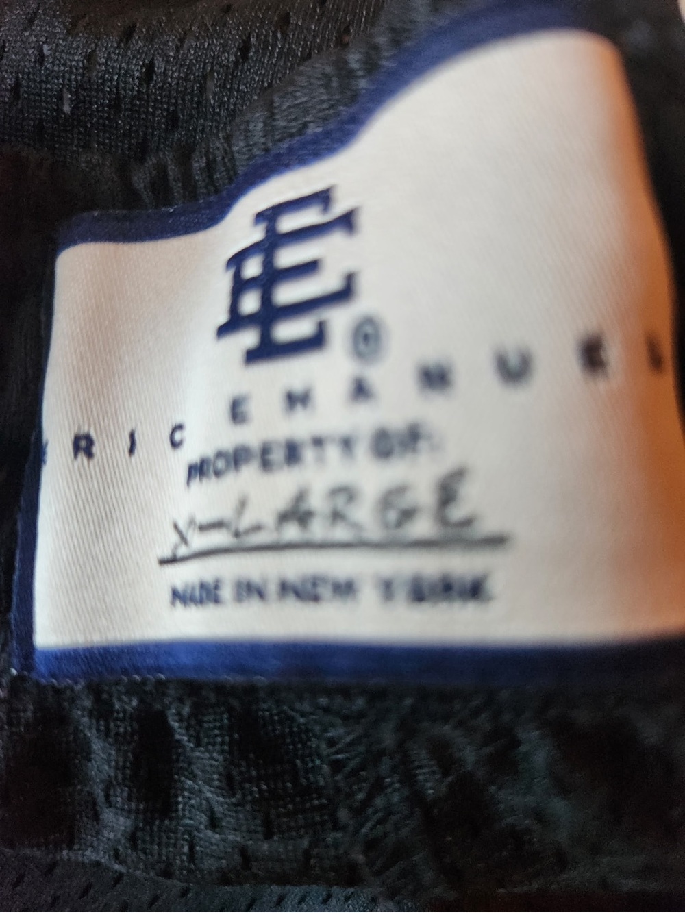 Eric Emanuel White Label with Navy Logo